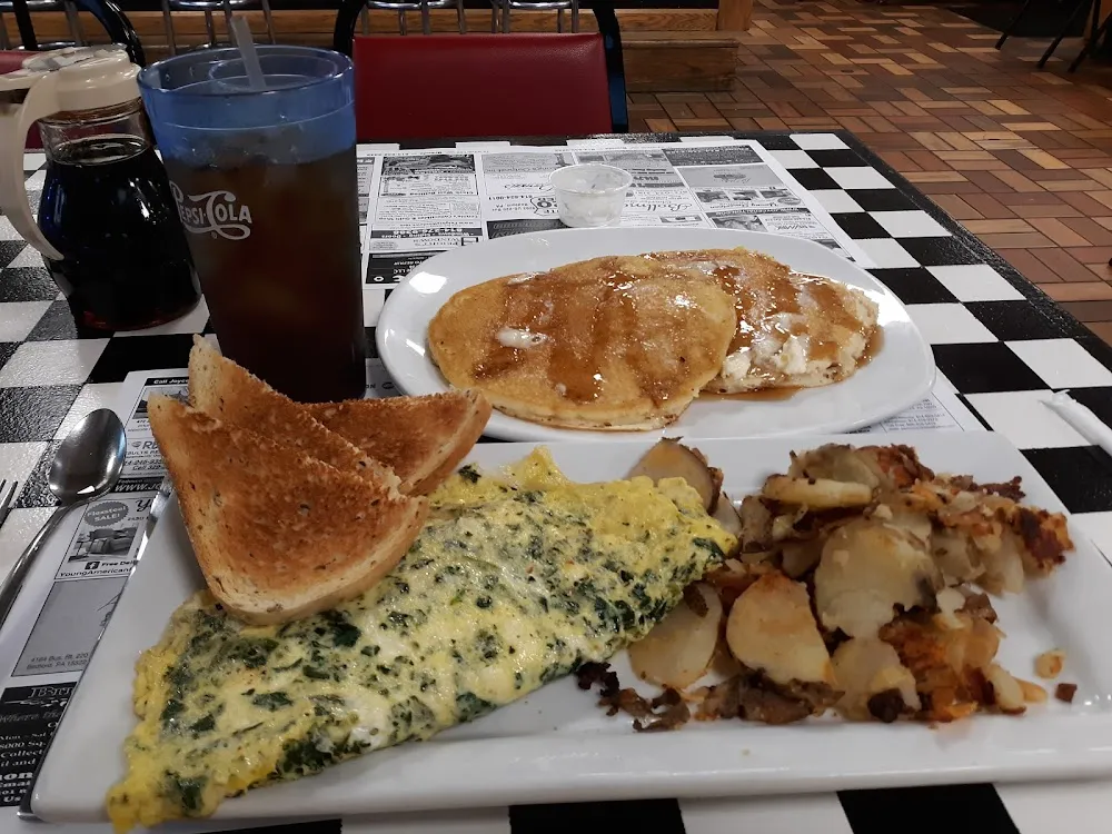 Spinach and Feta Omelette